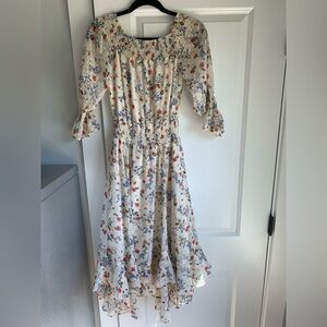 Floral midi dress